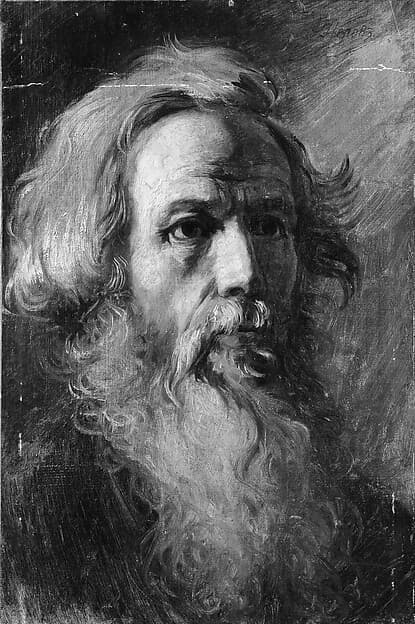 Василий Григорьевич Перов. Голова мужчины, 1870 год.
