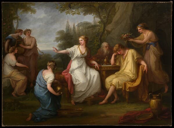 Ангелика Кауфман. Печаль Телемаха, 1783 год.
