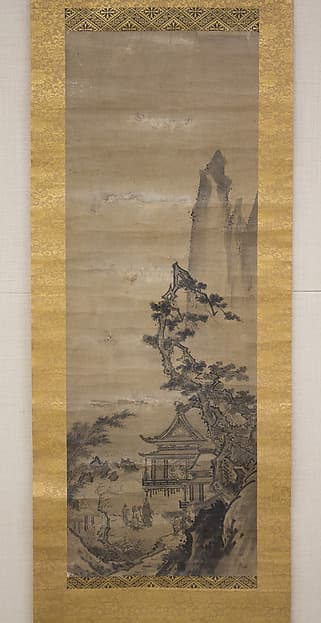 Сэссю. Павильон у горного потока