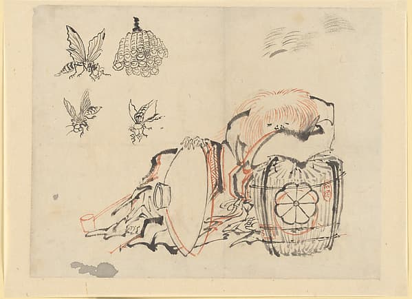 Кацусика Хокусай. Сёдзё, 1760 год.