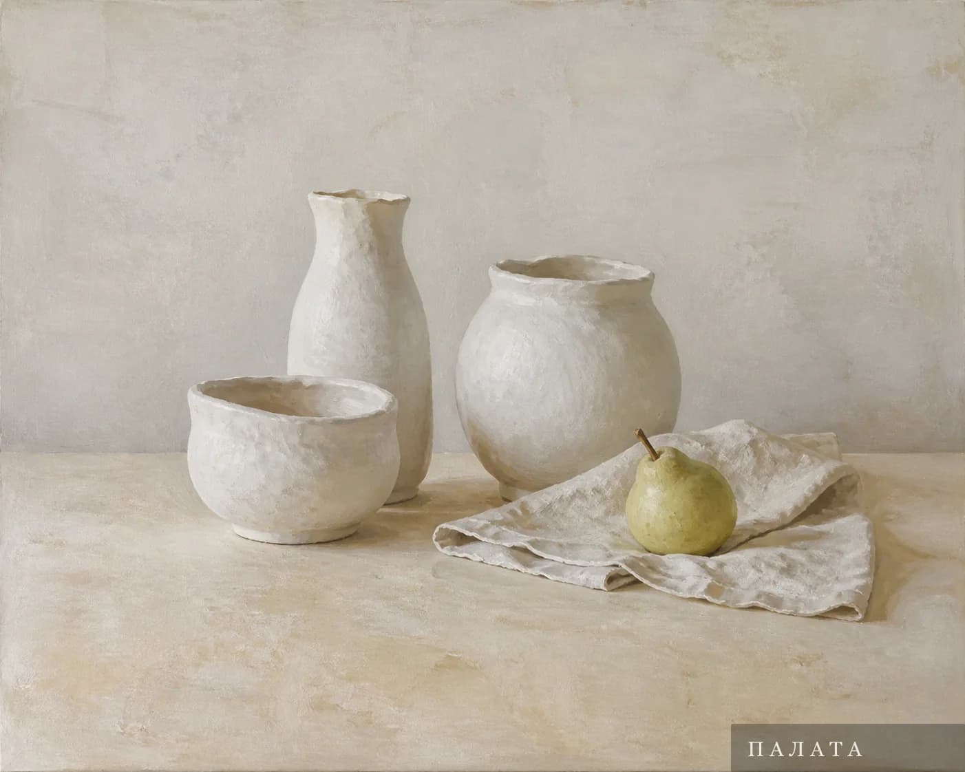 Unknown artist. White Still Life