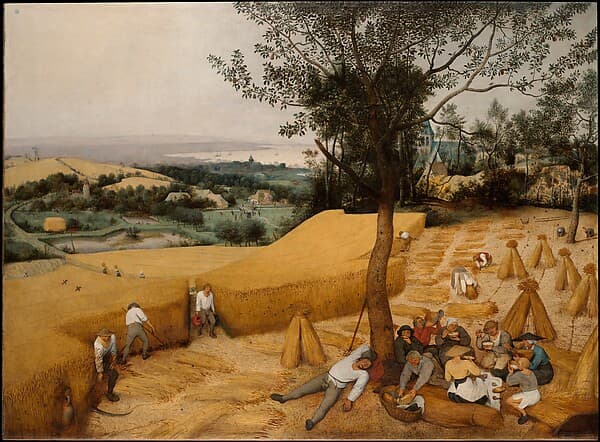 Питер Брейгель Старший. Жнецы, 1565 год.