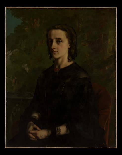 Гюстав Курбе. Мадам Фредерик Брейер (Фанни Элен ван Брюйссель, 1830–1894), 1858 год.
