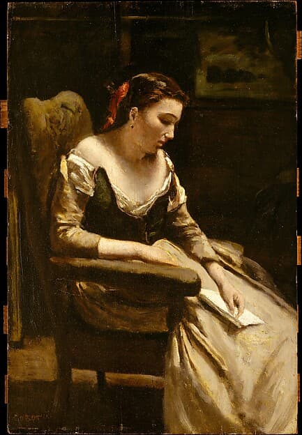 Камиль Коро. Письмо, 1860 год.