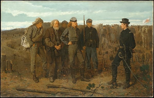Уинслоу Хомер. Узники с фронта, 1866 год.