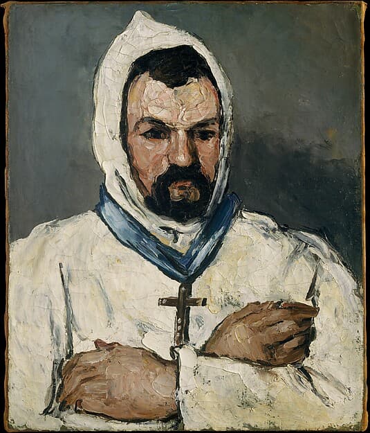 Поль Сезанн. Антуан Доминик Совёр Обер, дядя художника, в образе монаха, 1866 год.
