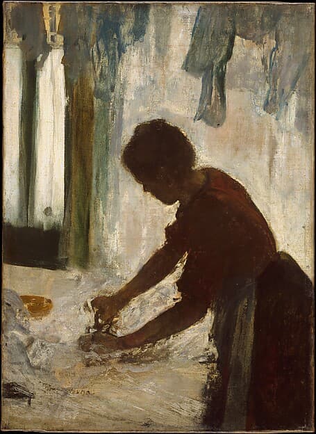Эдгар Дега. Гладильщица, 1873 год.