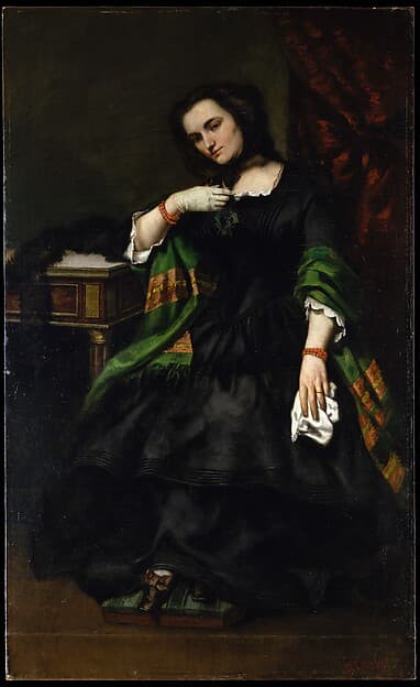 Гюстав Курбе. Мадам Огюст Куок (Матильда Депорт, 1827–1910)