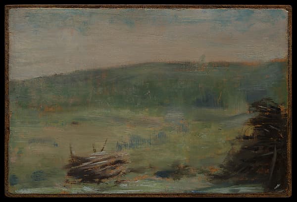 Жорж-Пьер Сёра. Пейзаж в Сен-Уане, 1878 год.