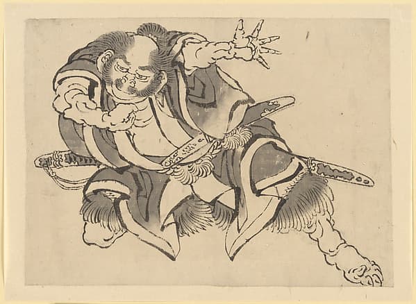 Кацусика Хокусай. Саката Кинтоки, 1760 год.