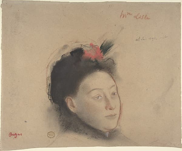 Эдгар Дега. Мадам Лиль, около 1866–1870 годов.