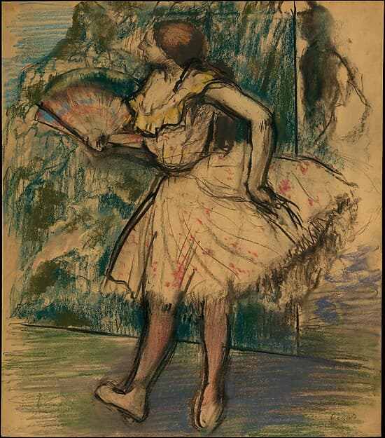 Эдгар Дега. Танцовщица с веером, около 1890–1895 годов.