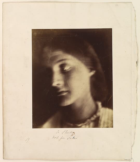 Джулия Маргарет Камерон. Фотография «A Study», 1864 года.