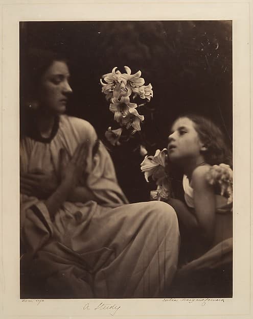Джулия Маргарет Камерон. Фотография «A Study», 1865–1866 годов.