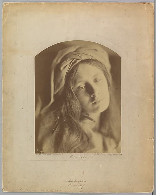 Джулия Маргарет Камерон. Фотография «Beatrice», 1866 года.