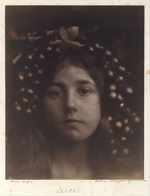Джулия Маргарет Камерон. Фотография «Circe», 1865 года.