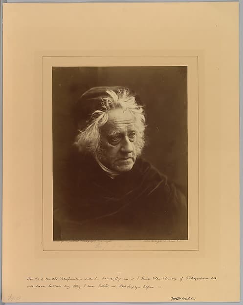 Джулия Маргарет Камерон. Фотография «Sir John Herschel», 1867 года.