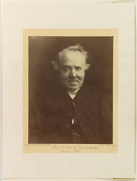 Джулия Маргарет Камерон. Фотография «The Vicar of Freshwater», 1864 года.