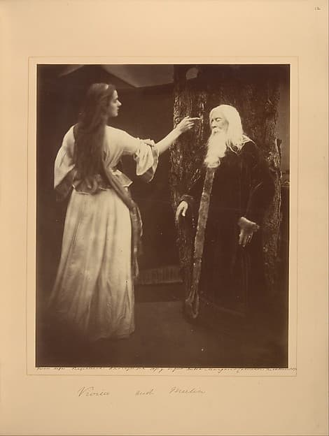 Джулия Маргарет Камерон. Фотография «Vivien and Merlin», 1874 года.