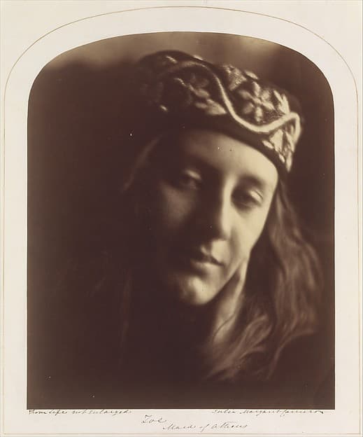 Джулия Маргарет Камерон. Фотография «Zoe, Maid of Athens»