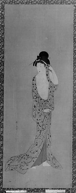 Китагава Утамаро. Гравюра «Female Figure»