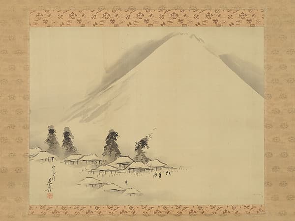Сибата Дзэсин. Произведение «Mount. Fuji in Winter», 1890 года.