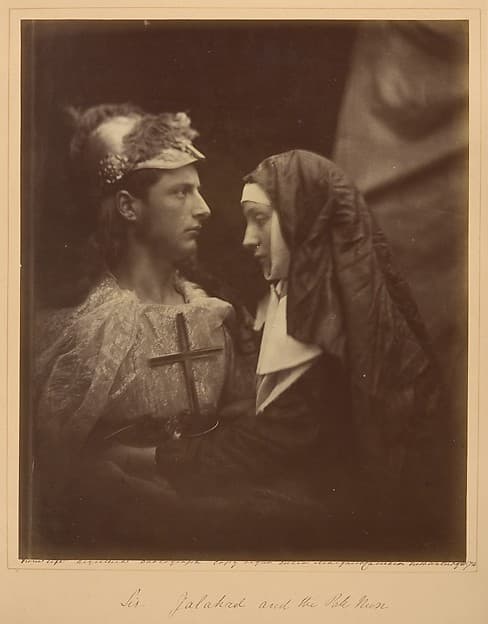 Джулия Маргарет Камерон. Фотография «Sir Galahad and the Pale Nun»