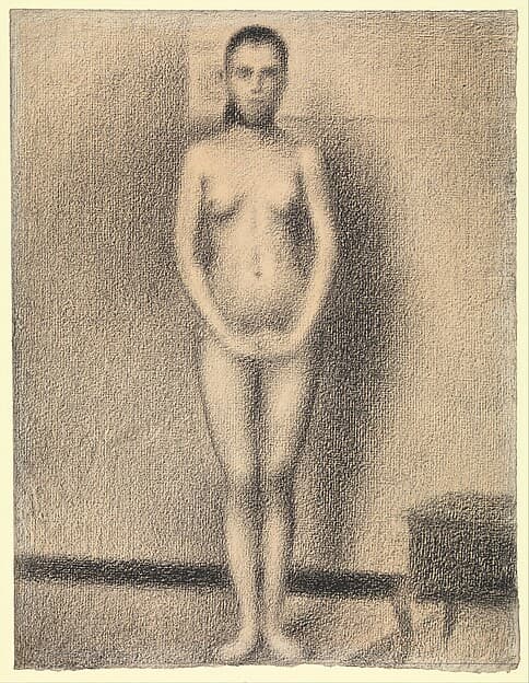 Жорж-Пьер Сёра. Графический лист «Study for "Poseuses"»