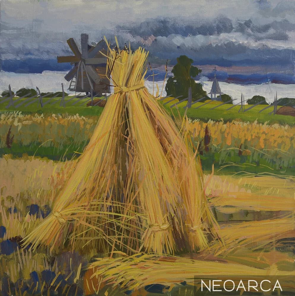 Анастасия Нестерова. Собрали рожь