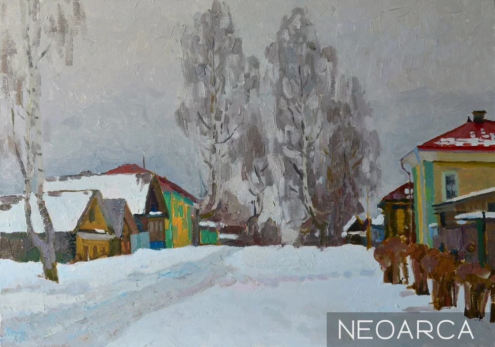 Анастасия Нестерова. Улица в Мышкине