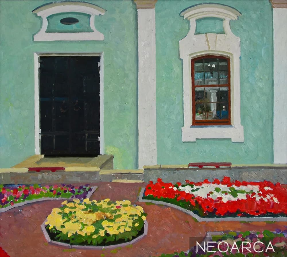 Анастасия Нестерова. Внутренний двор Московского дома национальностей или Куракинская богадельня